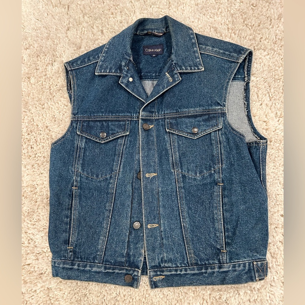 Calvin Klein denim vest Women’s M